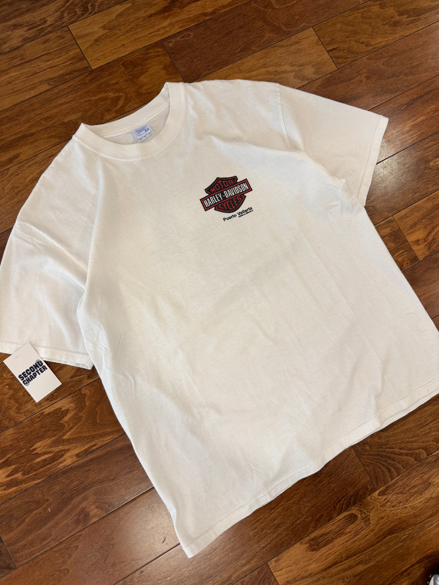 00s Harley Davidson Jalisco, Mexico Vintage Bootleg Tee (XL)