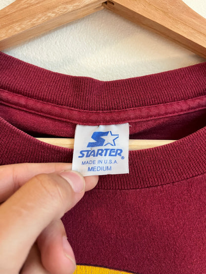 90s Washington Redskins NFL Starter Maroon Tee (M)
