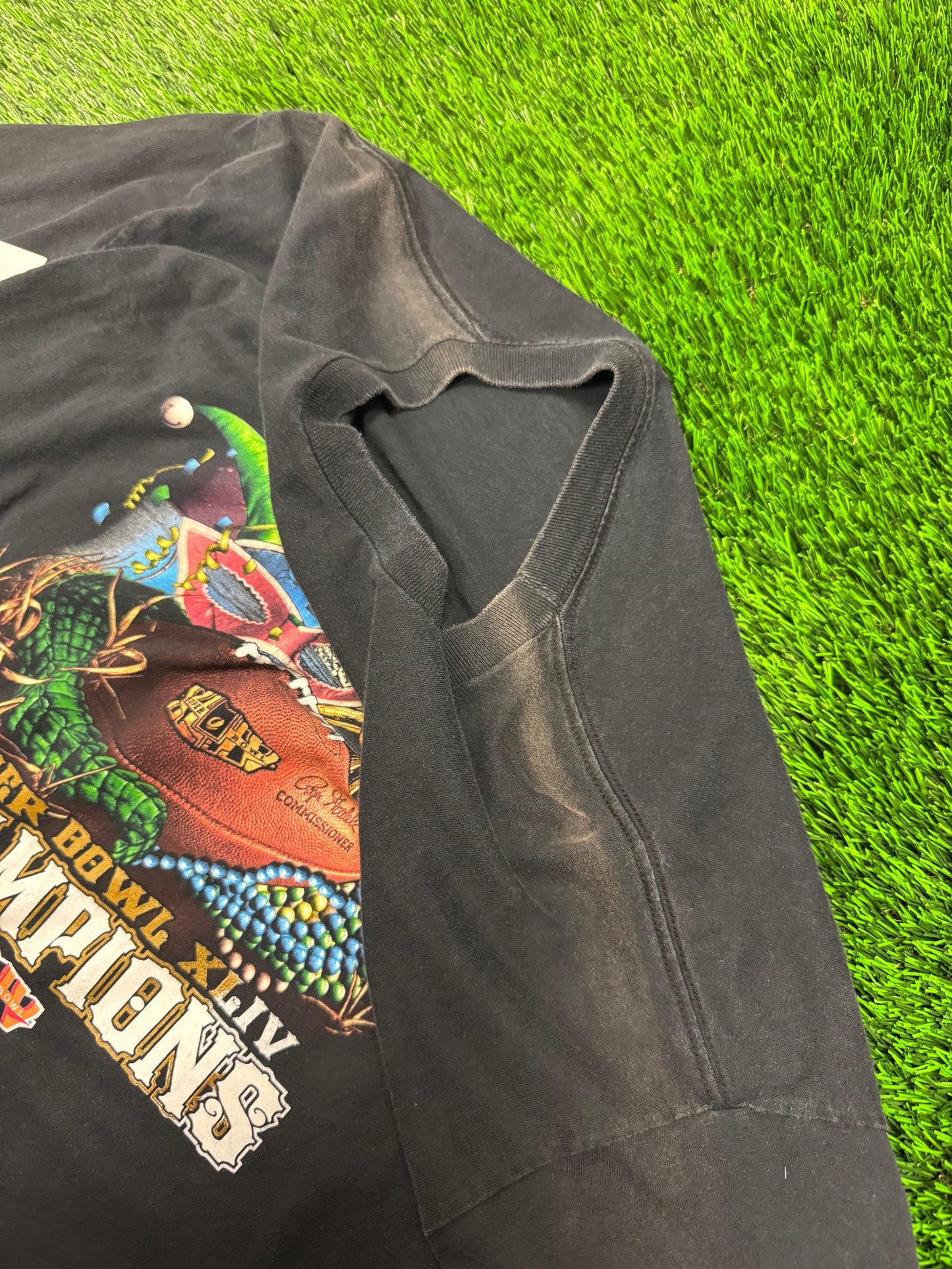 New Orleans Saints Mardi Gras Super Bowl Tee (XL)