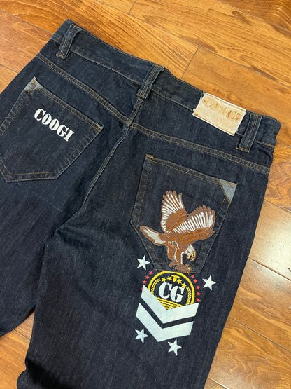 00s Coogi Embrodiered Eagle Jeans (36x34)