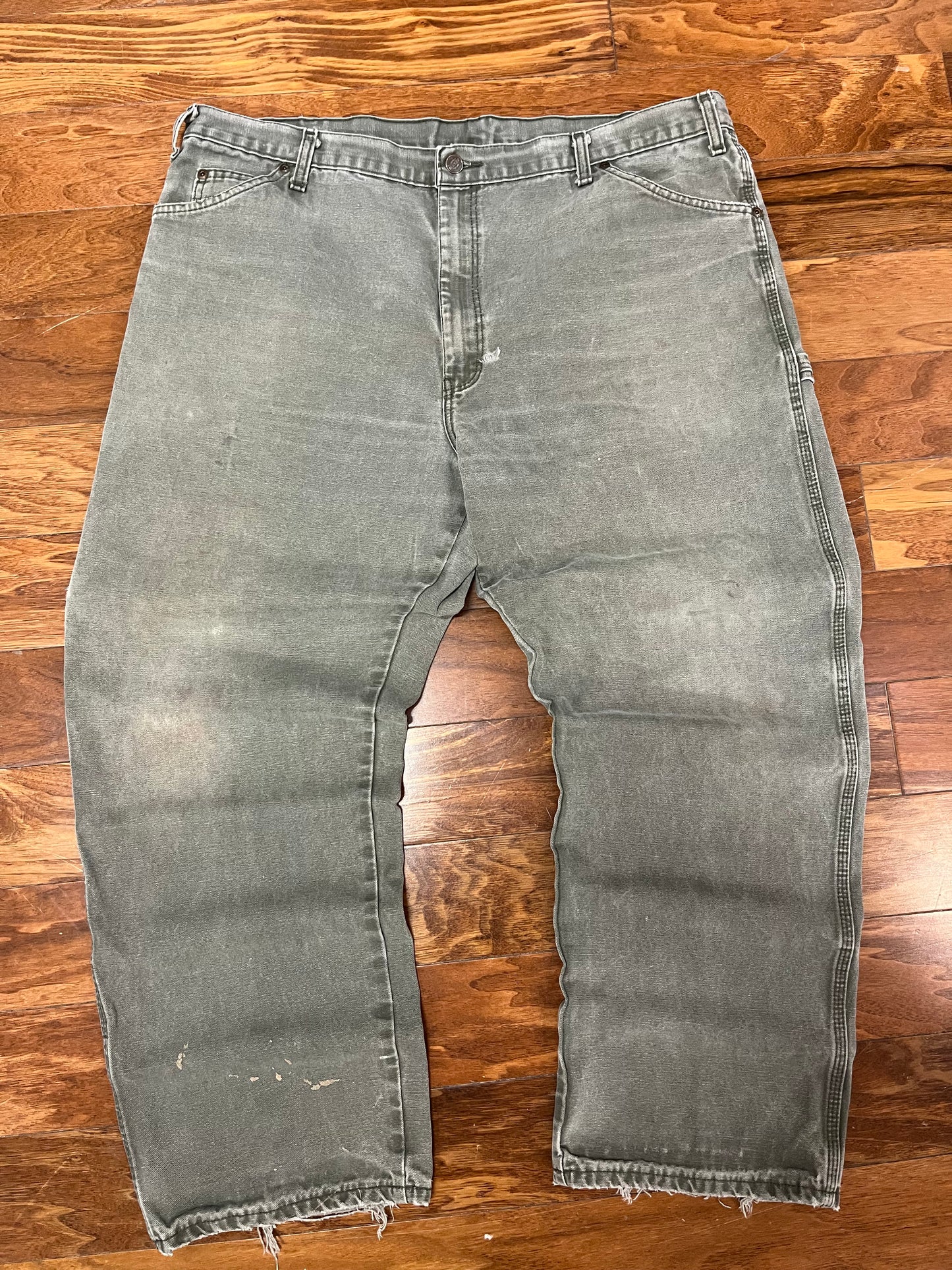 00s Dickies Black Tab Olive Pants (42 x 30)