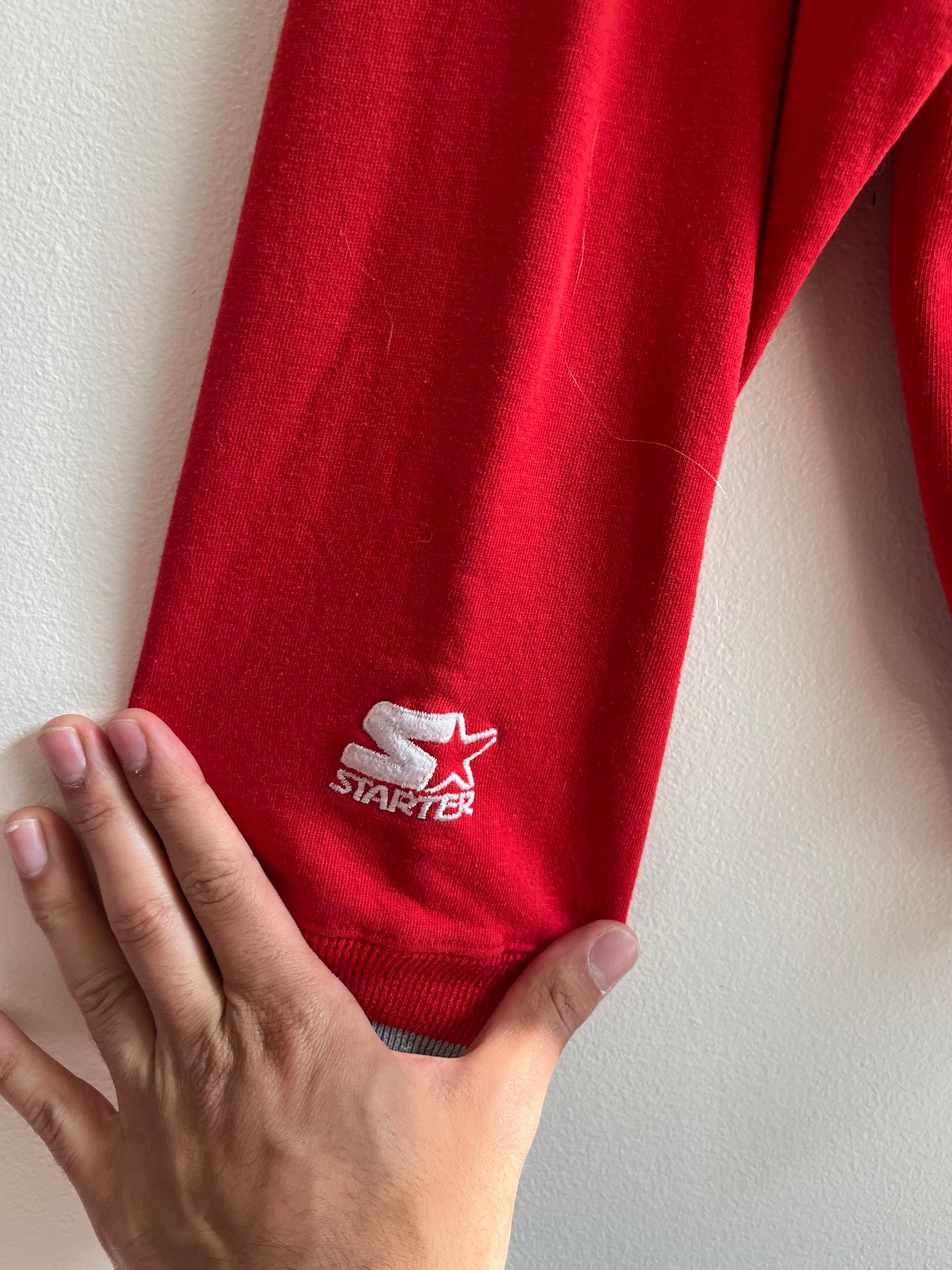 90s Kansas City Chiefs Starter NFL Embroidered Crewneck (L)