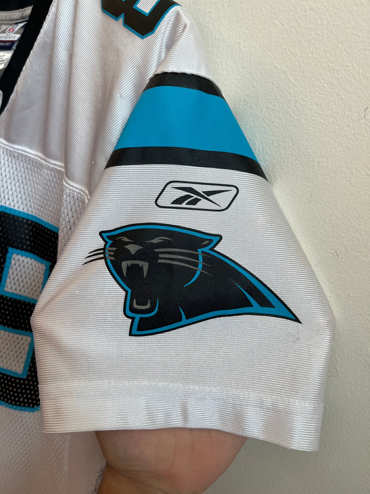 00s Carolina Panthers Steve Smith Away Jersey (Youth XL)
