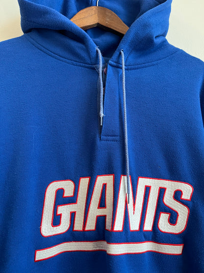 90s New York Giants Starter Henley Embroidered Hoodie (XL)