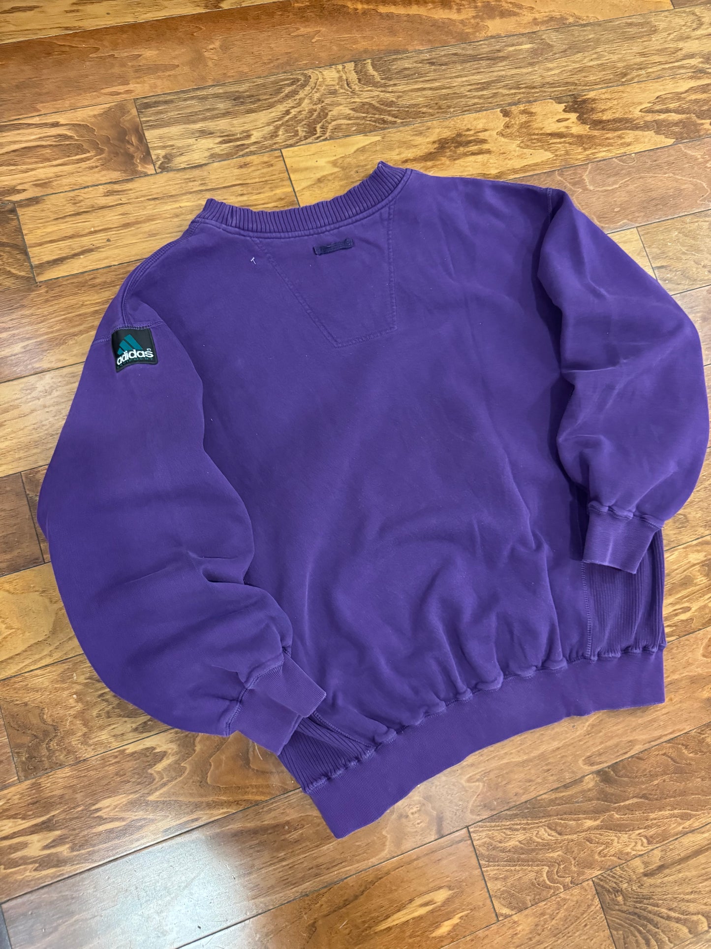 90s Adidas Equipment Purple Crewneck (L)