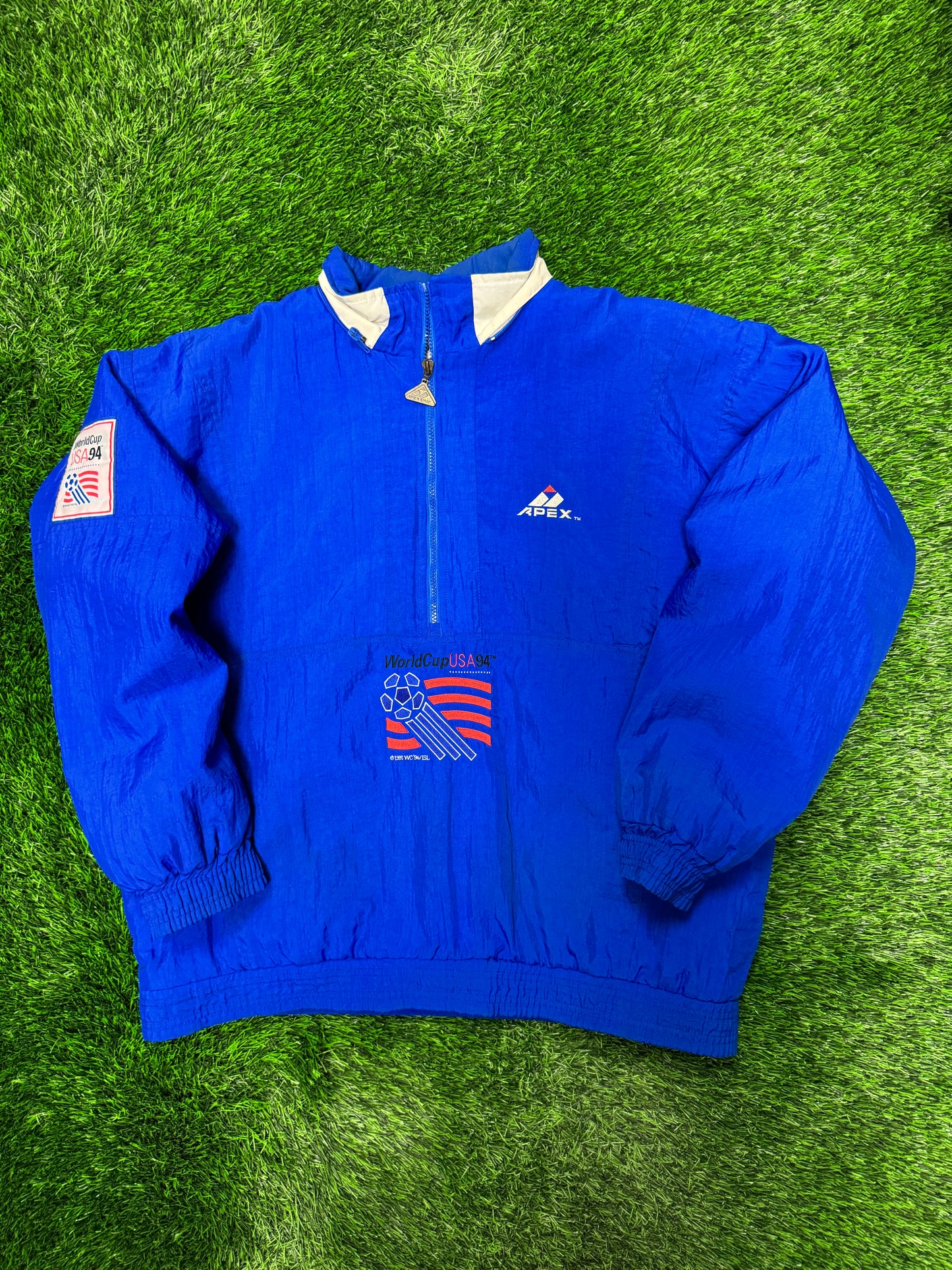 1994 USA Vintage Apex World Cup Soccer Puffer Jacket (L)