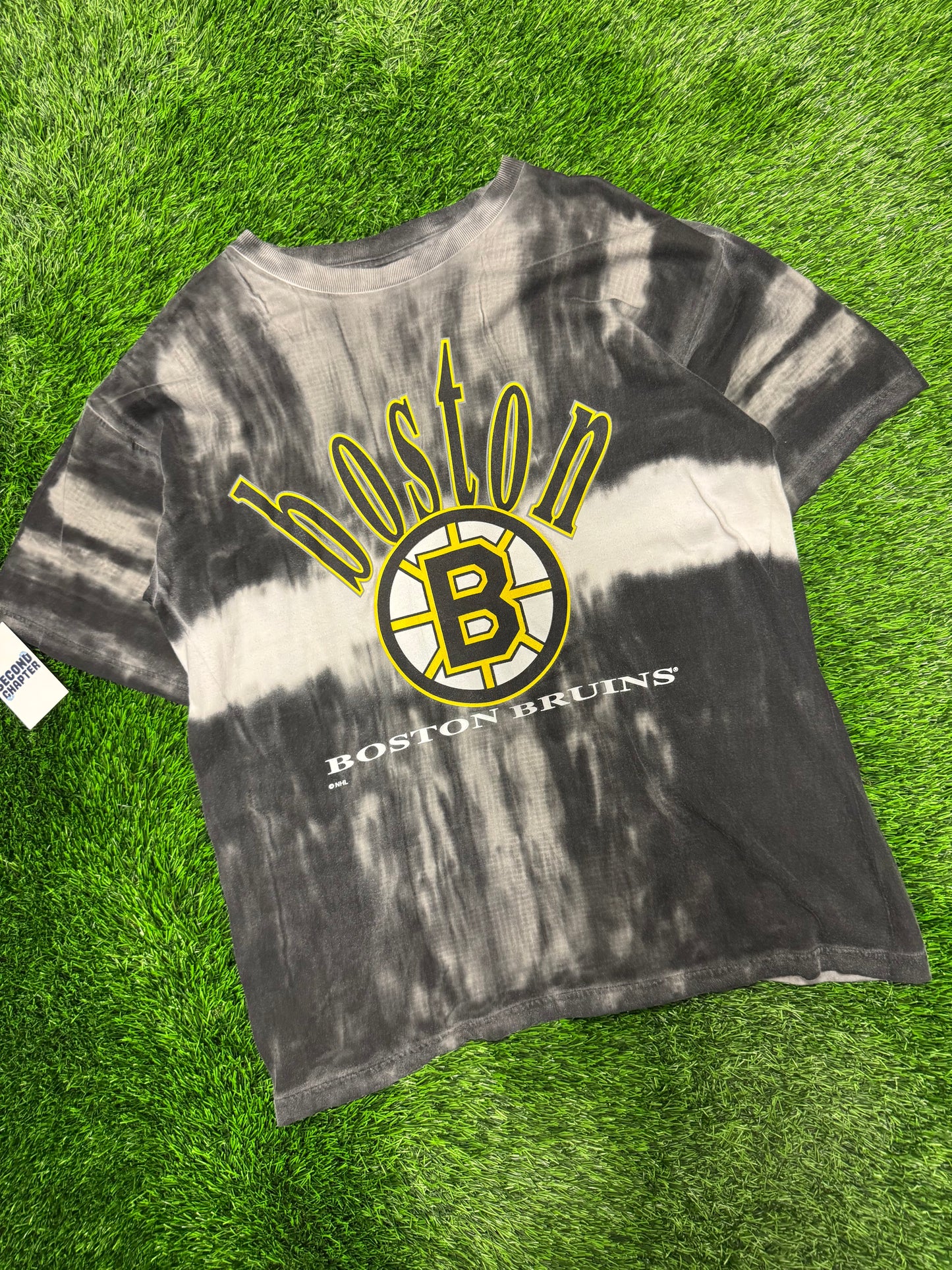 00s Boston Bruins Vintage Tie Dye NHL Tee (XL)