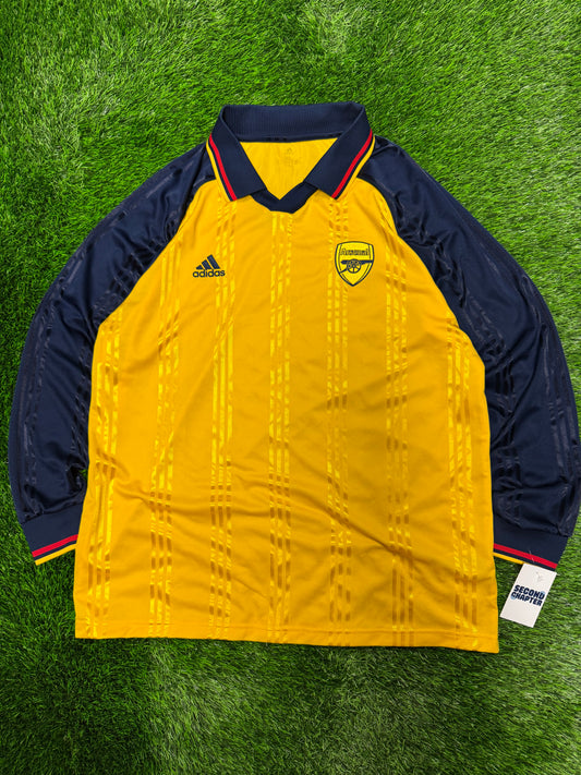 Arsenal Away Long Sleeve Adidas Oversized Jersey 2019-20 Kit (XL)