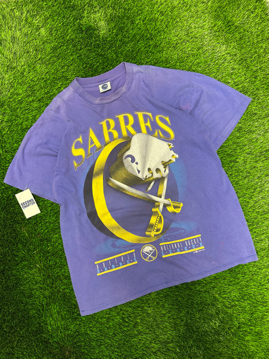 1994 Buffalo Sabres Vintage NHL Hockey Tee (XL)