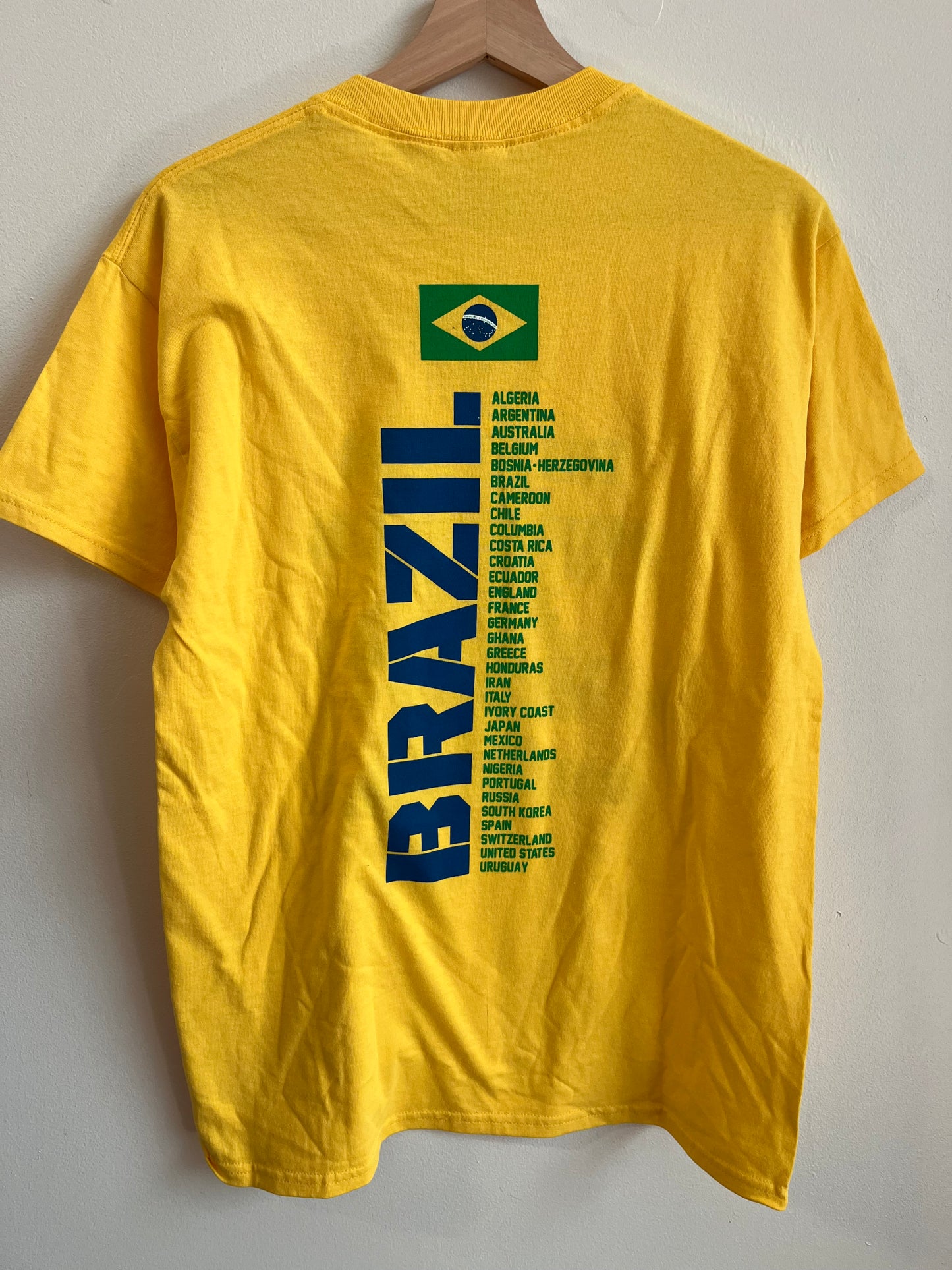 2010s Brazil World Cup Soccer Tee (M)