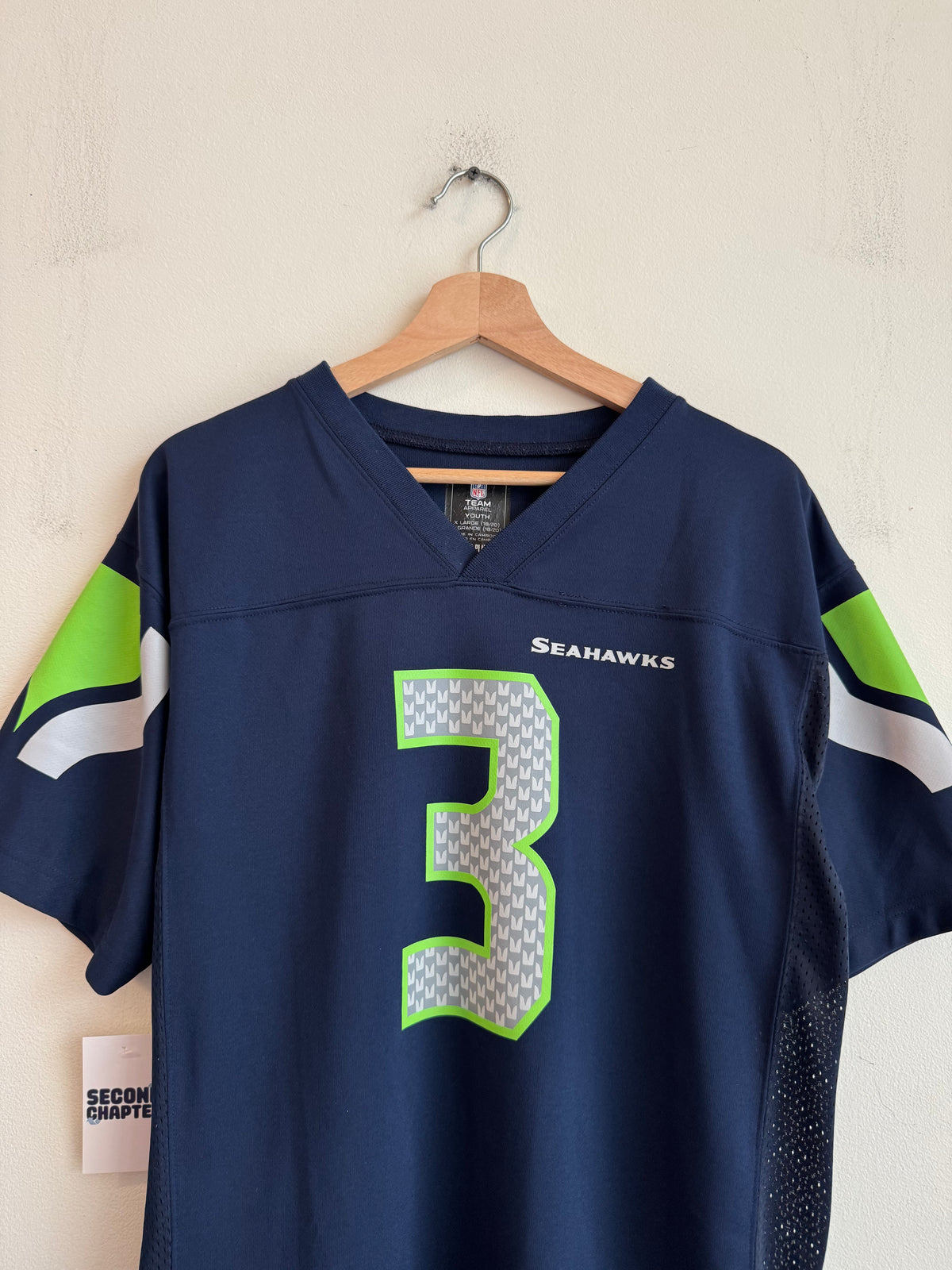 2010s Seattle Seahawks Russell Wilson NFL Team Jersey (Youth XL)