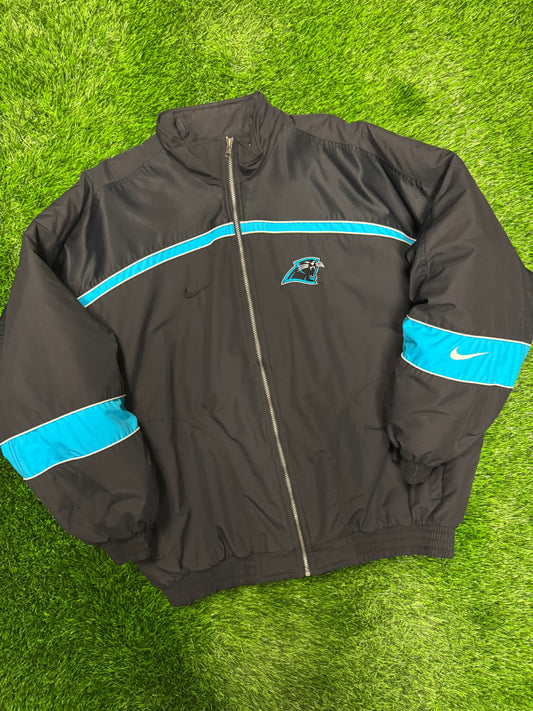 00s Carolina Panthers Vintage Nike Pro Line Puffer Jacket (XL)