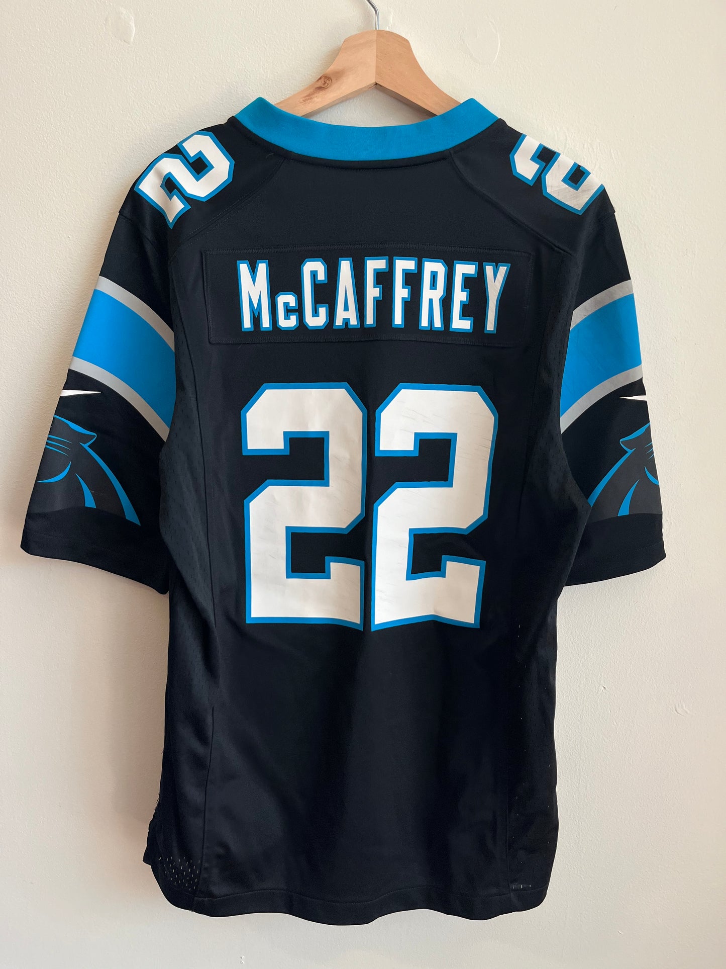2022 Carolina Panthers Christian Mccaffery Nike NFL Jersey (S)