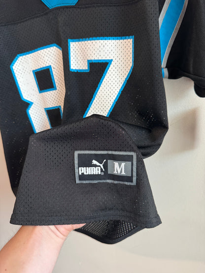 00s Carolina Panthers Muhsin Muhammad Puma Home Jersey (Youth M)