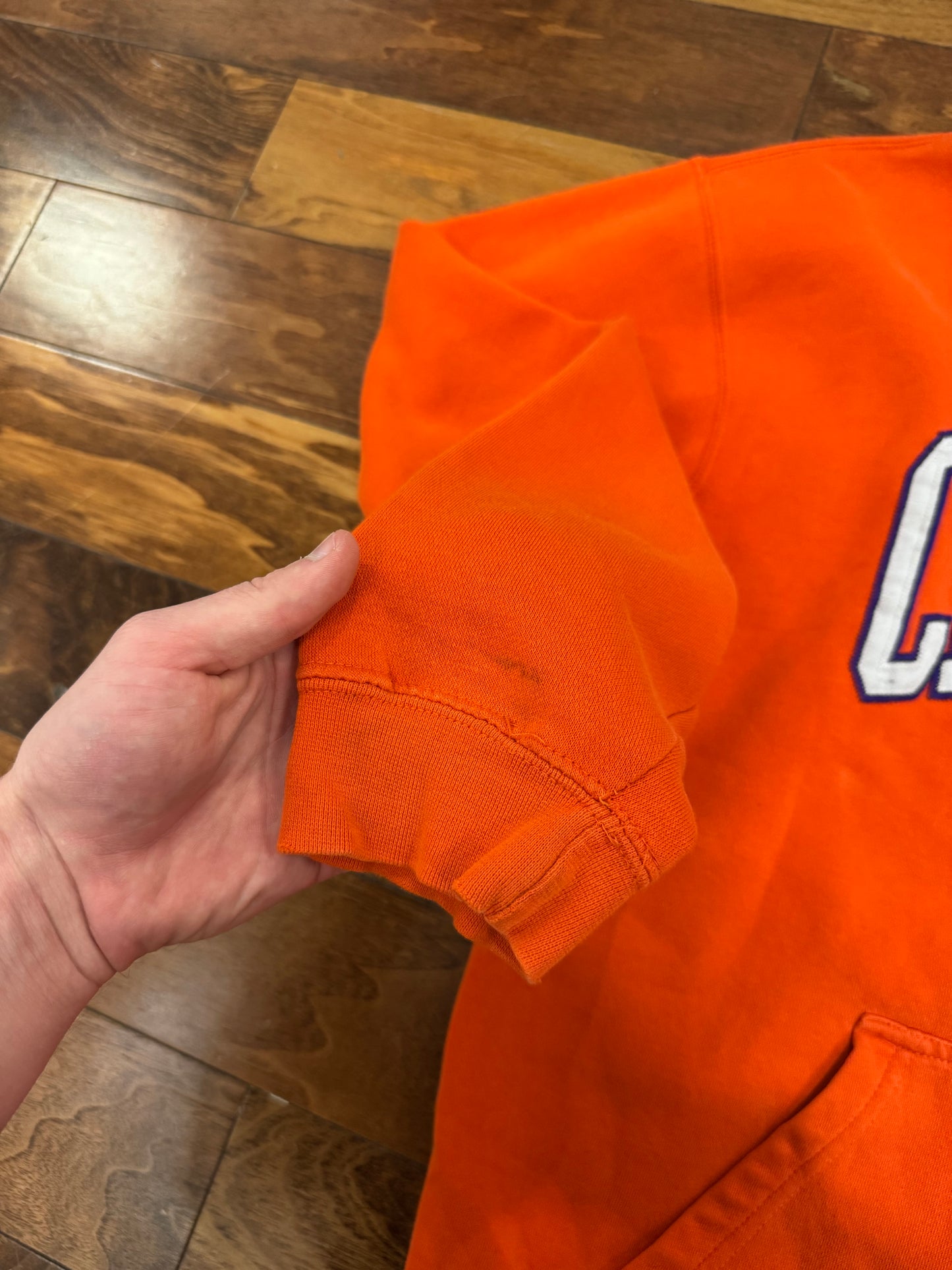 00s Clemson Embroidered J America Hoodie (L)