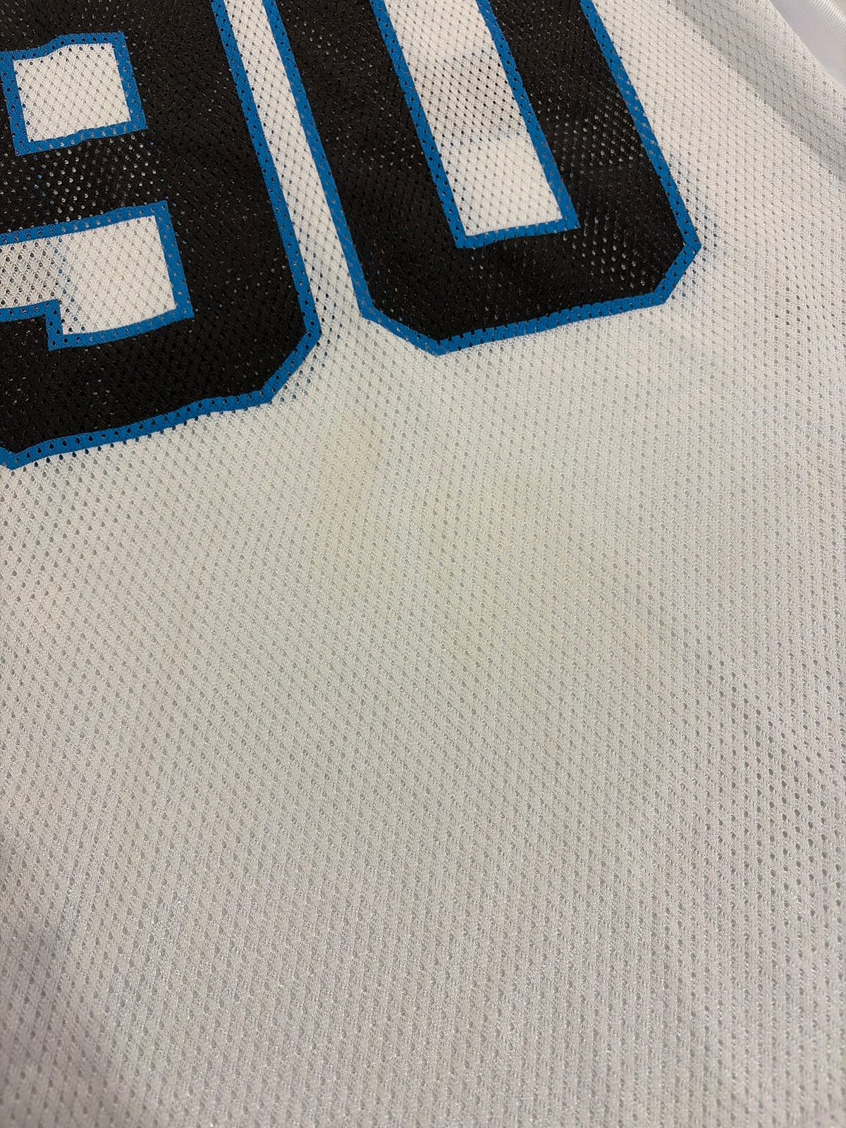 00s Carolina Panthers Julius Peppers Reebok Away Jersey (L)