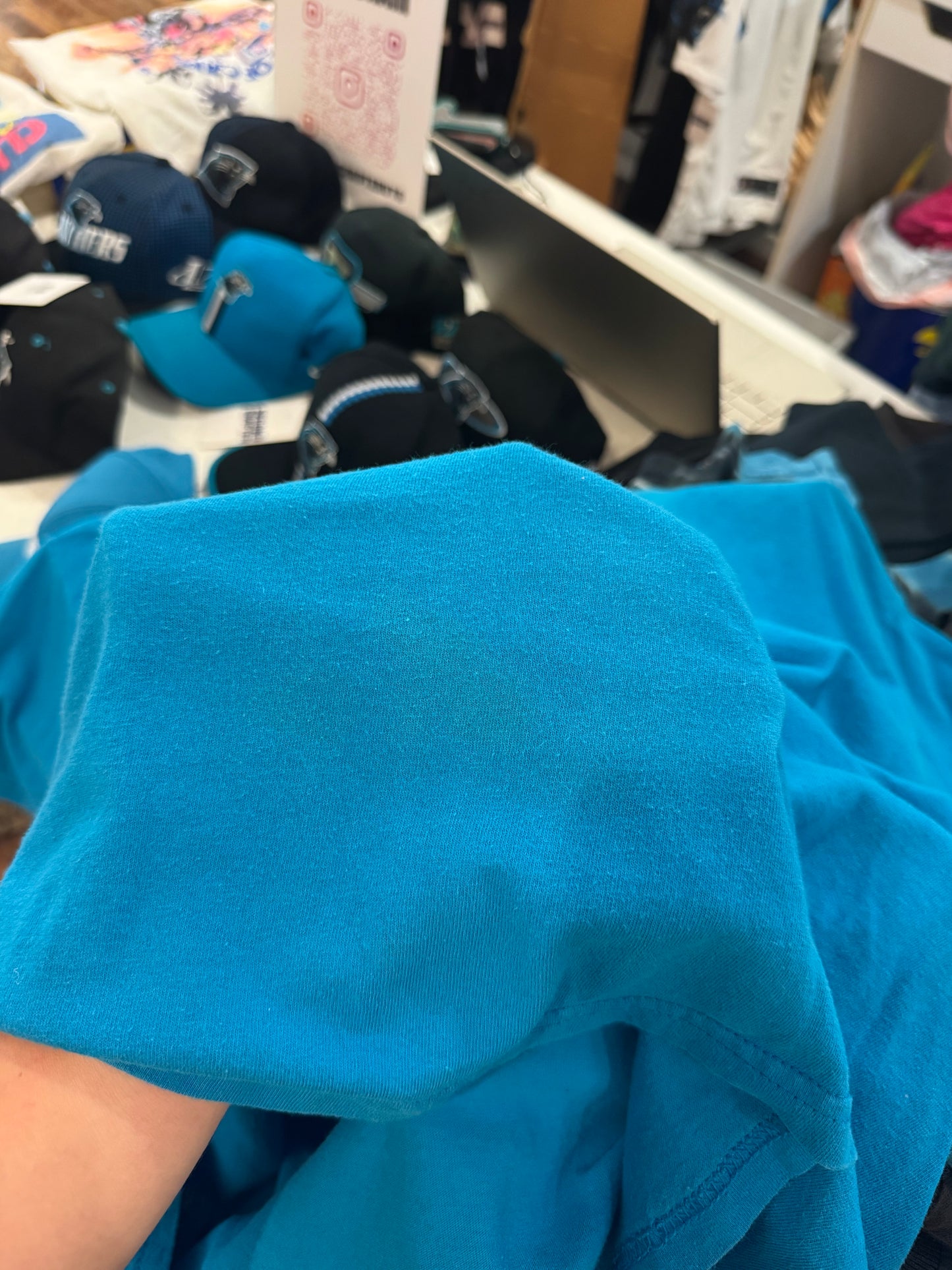2010s Carolina Panthers Football Blue Tee (XL)