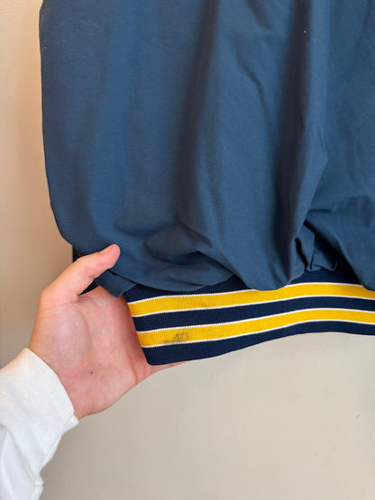 80s Notre Dame Boxy Swingster Vintage Windbreaker Varsity Jacket (L)