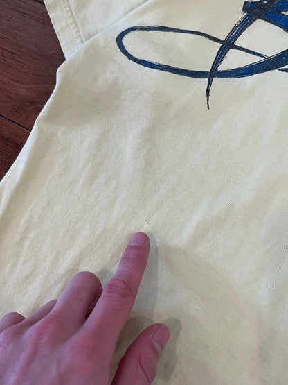 2010s Billabong Yellow Surf Tee (M)