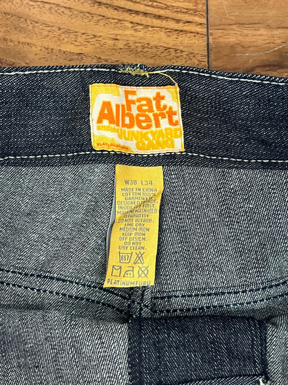 00s Fubu Fat Albert Deadstock Baggy Embroidered Jeans (38 x 34)