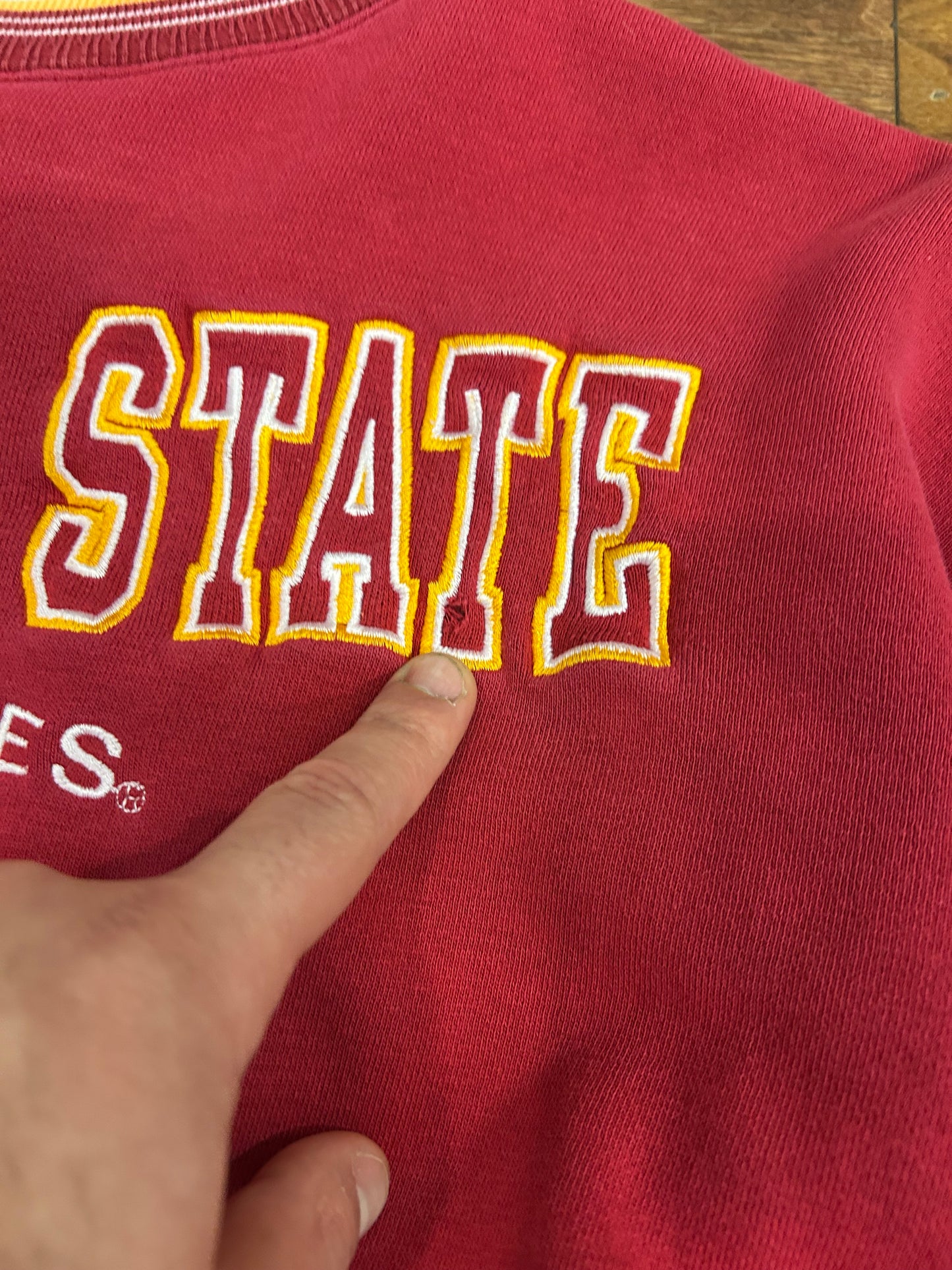 90s Florida State University (FSU) Embroidered Boxy Crewneck (L)