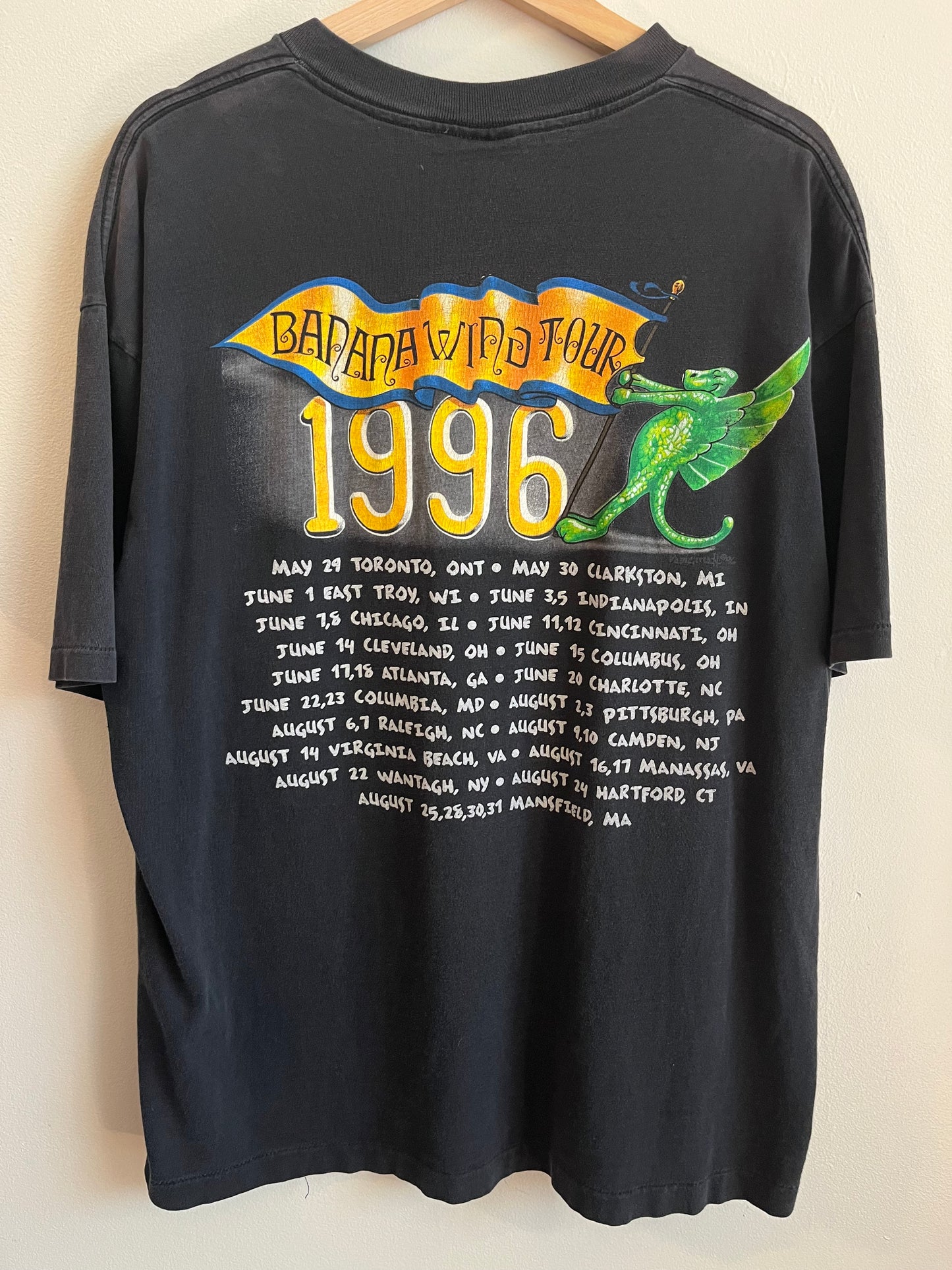1996 Jimmy Buffet Banana Wind Music Tour Tee (XL)