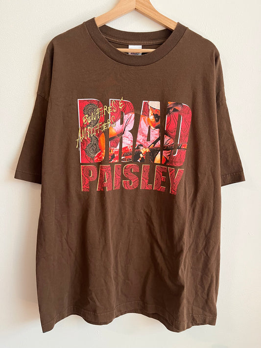 2007 Brad Paisley Mocha Country Music Tour Tee (XXL)
