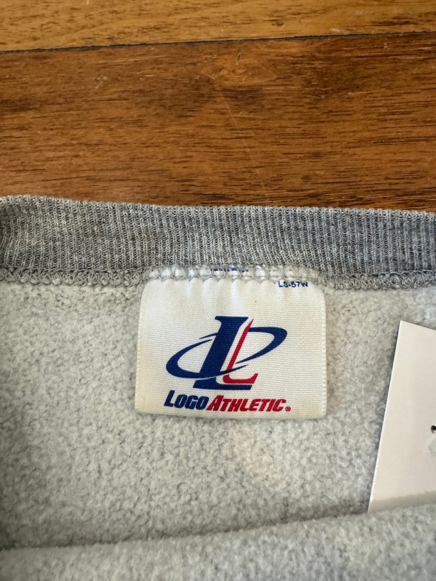 90s New York Giants Embroidered Logo Crewneck (L)