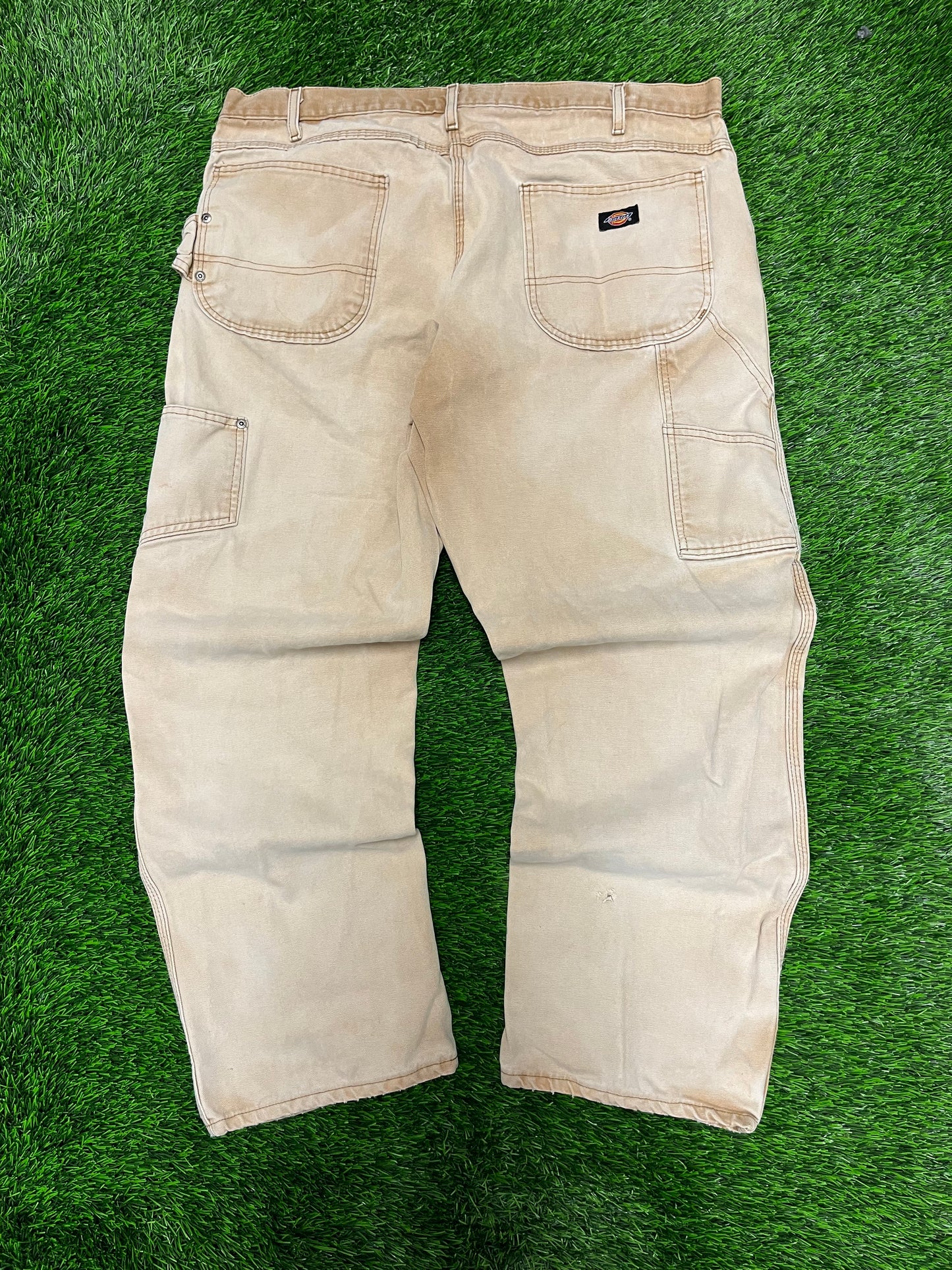 Dickies Black Tab Faded Tan Carpenter Pants (38 x 30)
