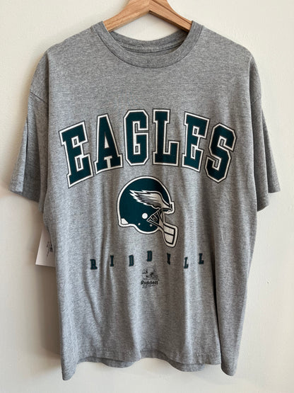 1998 Philadelphia Eagles Riddell Helmet Tee (L)