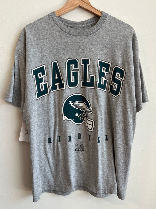 1998 Philadelphia Eagles Riddell Helmet Tee (L)