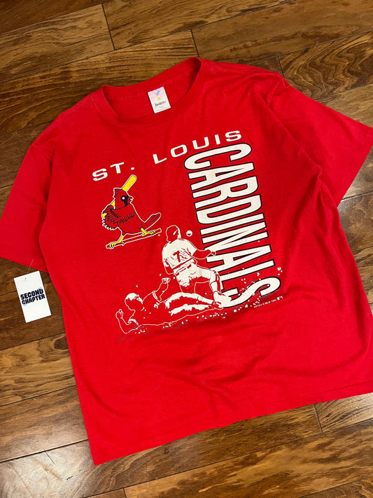 1990 St Louis Cardinals Sliding Graphic Tee (L)