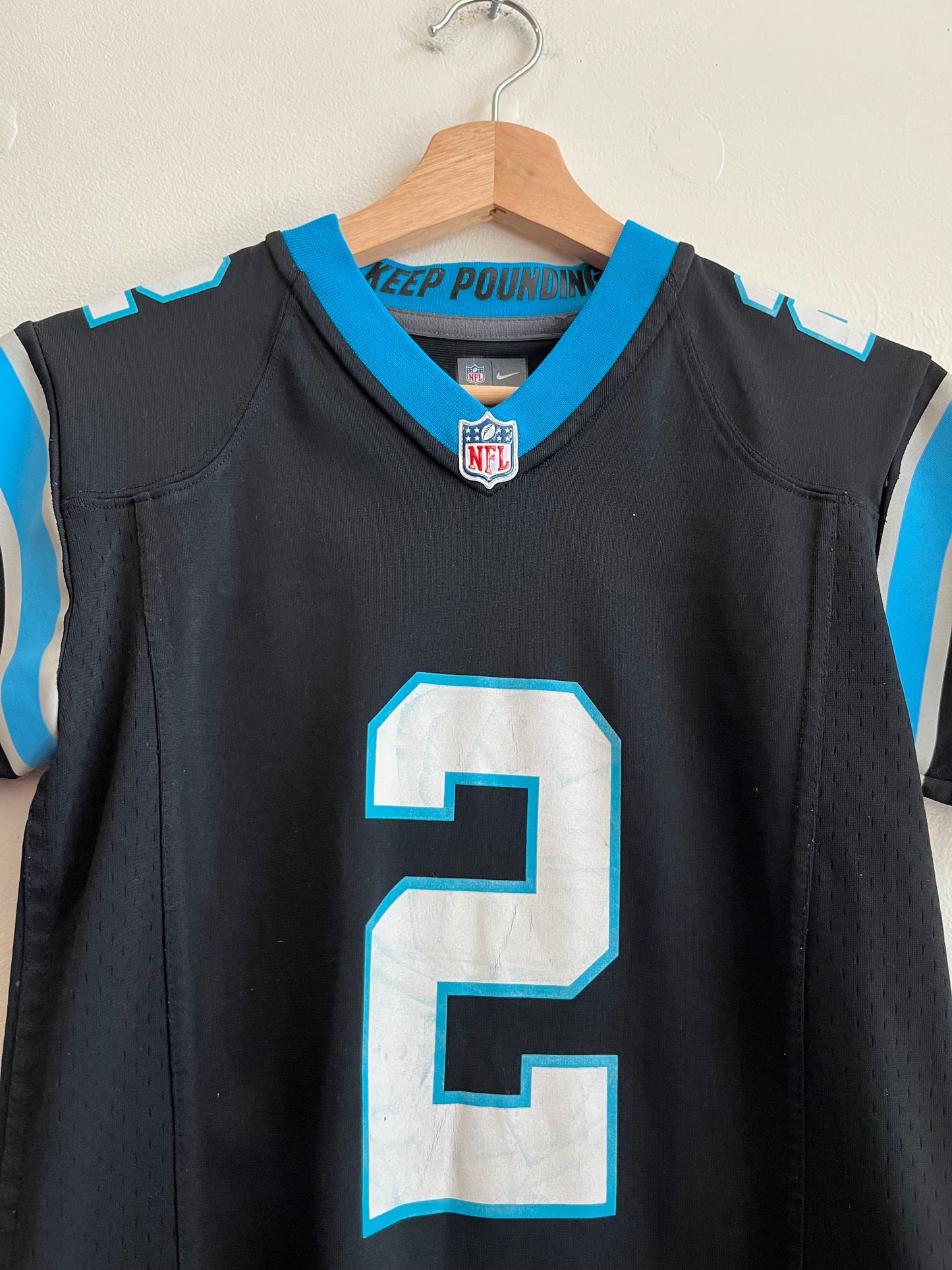 2017 Carolina Panthers DJ Moore Nike Jersey (Youth S)
