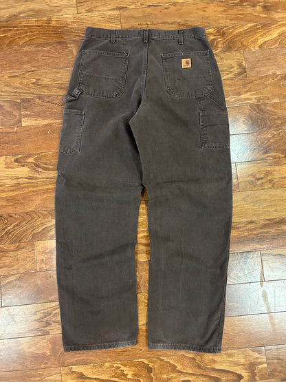 2014 Carhartt Mocha Carpenter Pants (36 x 34)