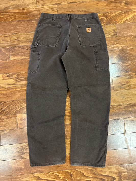 2014 Carhartt Mocha Carpenter Pants (36 x 34)