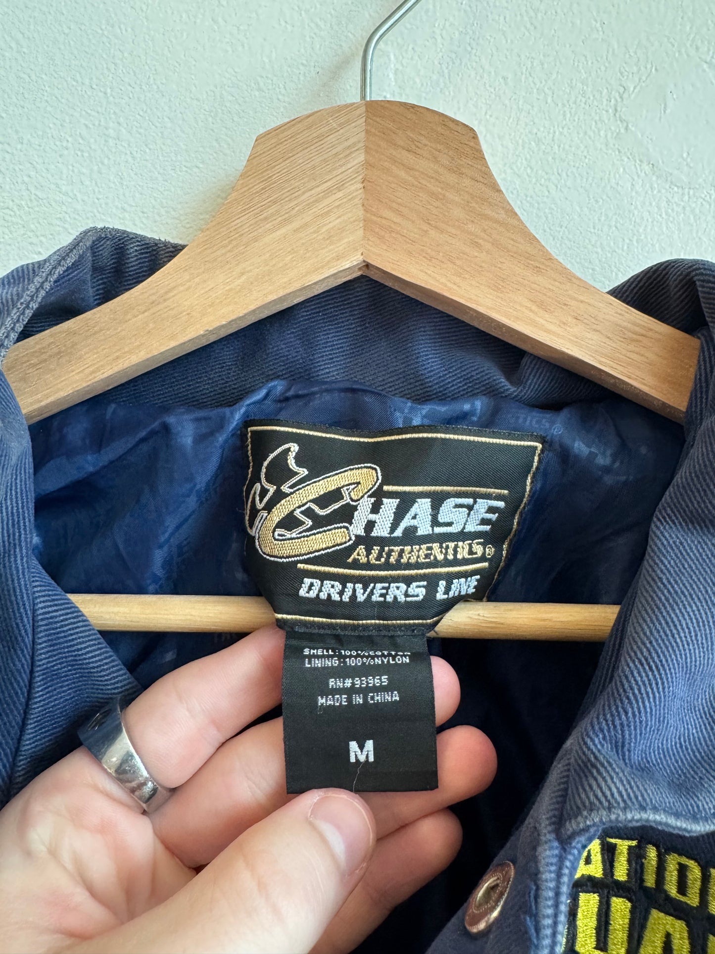 00s Dale Earnhardt National Guard Faded Nascar Racing Jacket (M)