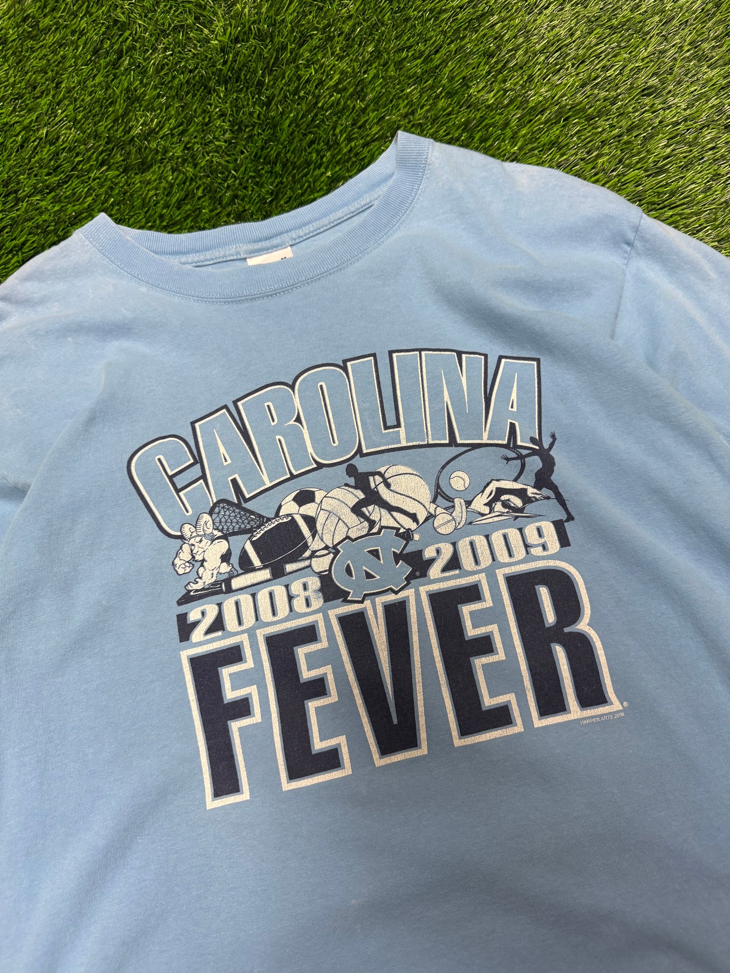 2009 University of North Carolina (UNC) Carolina Fever Tee (L)