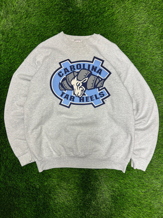 90s University Of North Carolina (UNC) Big Logo Heavy Weight Vintage Crewneck (XL)