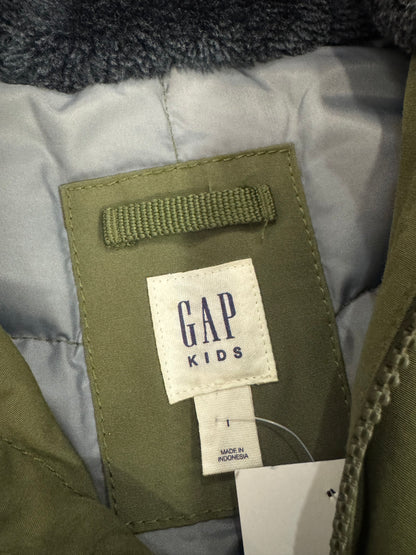 00s GAP Fur Hooded Vintage Jacket (Youth L)