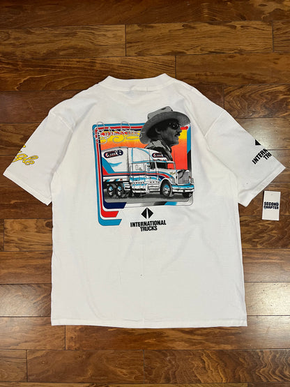 90s Richard Petty International Trucks Nascar Racing Tee (XL)