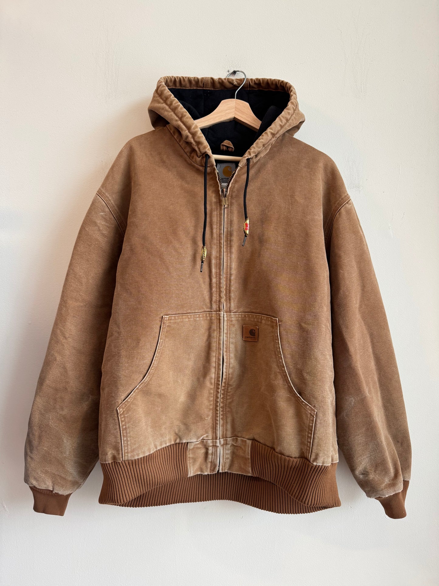 2011 Carhartt Dark Brown Hooded Workwear Jacket (XL)