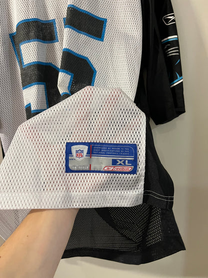 00s Carolina Panthers Dan Morgan Split Color Reebok Jersey (XL)
