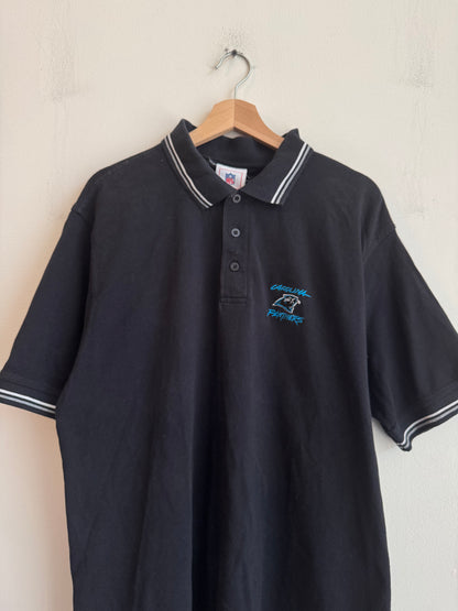 00s Carolina Panthers Black Polo Shirt (XL)