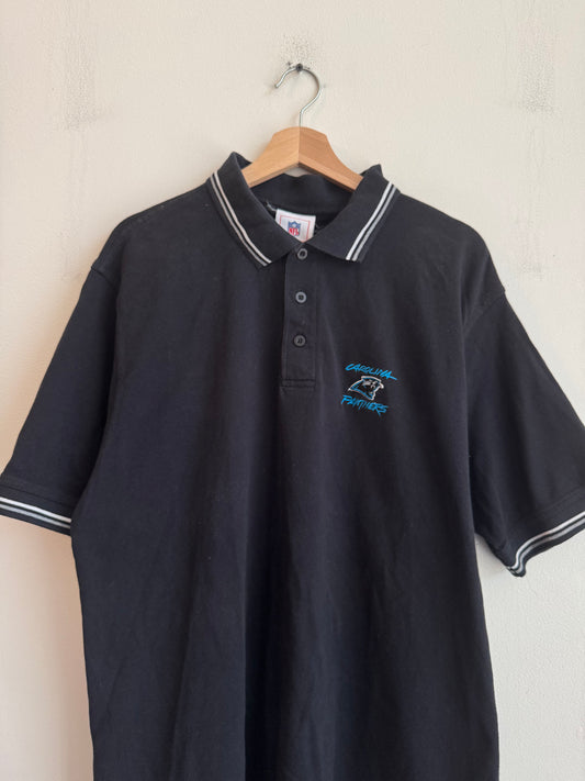 00s Carolina Panthers Black Polo Shirt (XL)