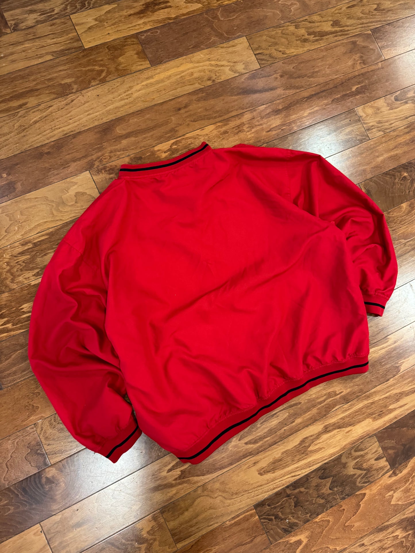 00s NC State Embroidered Spell Out Windbreaker (XL)