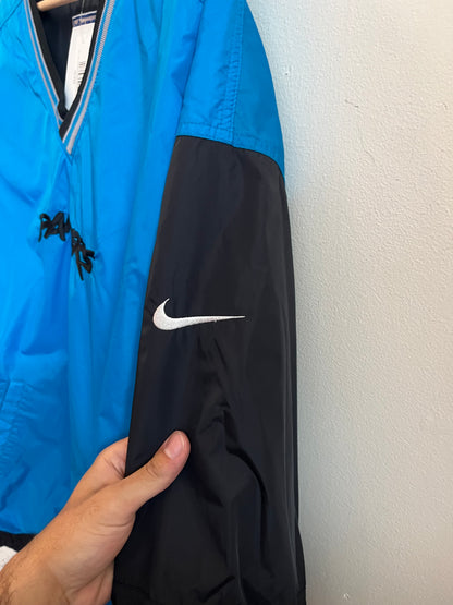 90s Carolina Panthers Nike Center Swoosh Reversible Windbreaker (XXL)