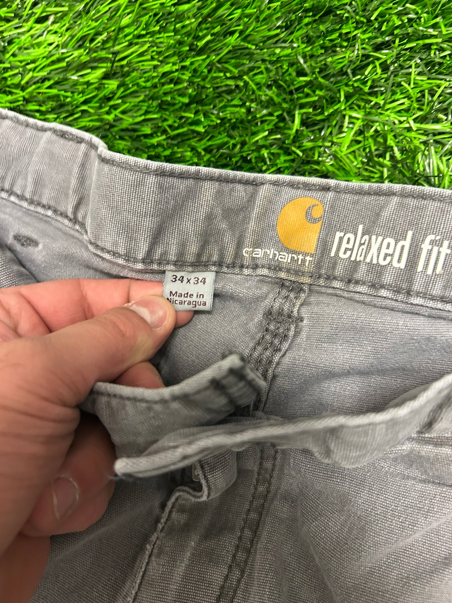Carhartt Grey Workwear Pants (34 x 32)