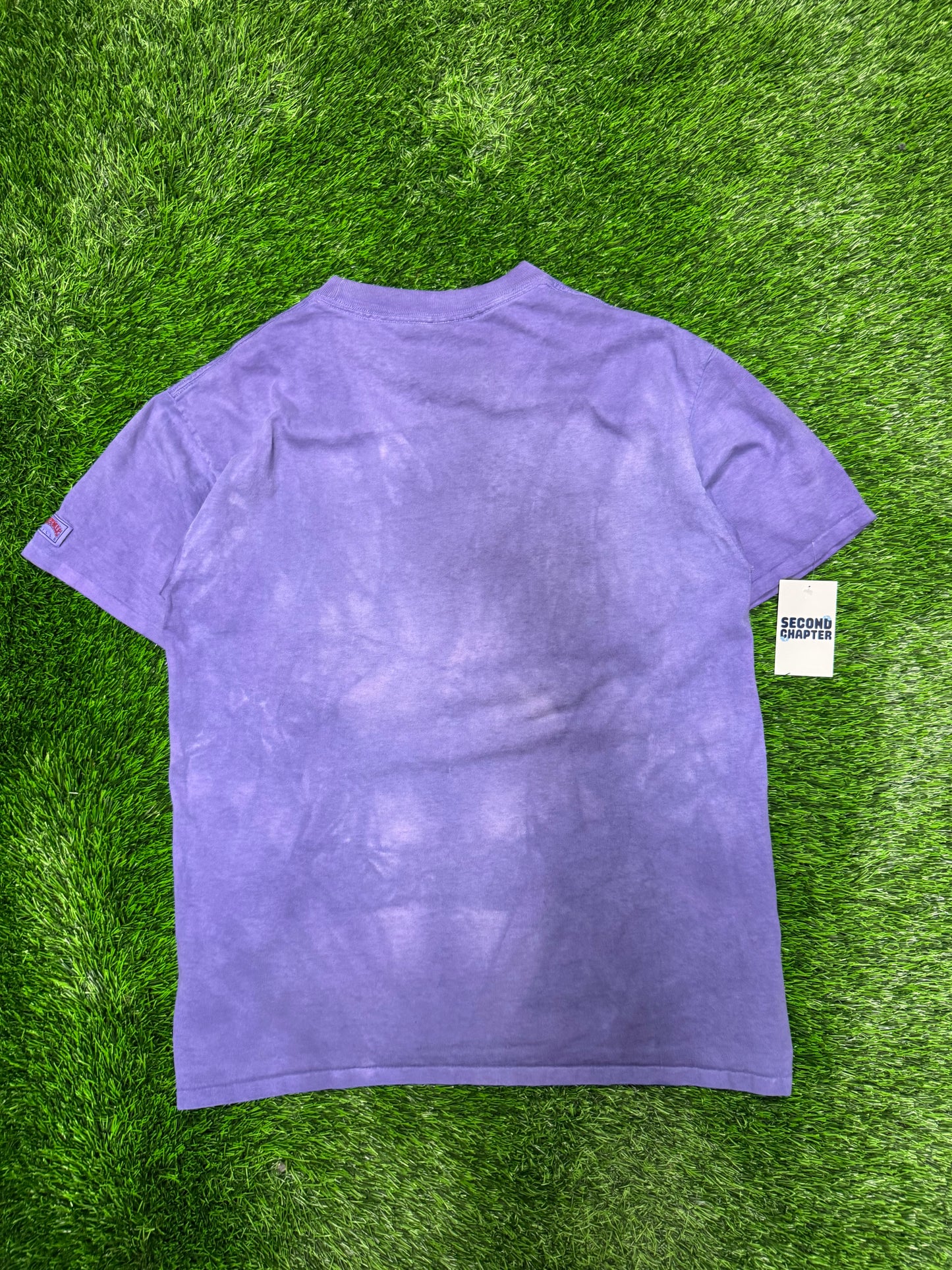 1992 Super Bowl XXVI Vintage Purple Dyed Tee (XL)
