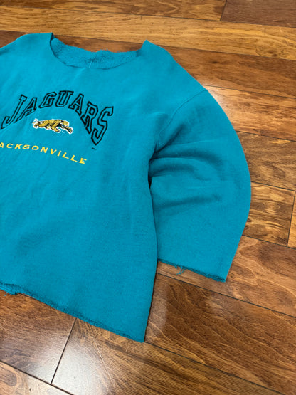 90s Jacksonville Jaguars Cut Off Crewneck (L)