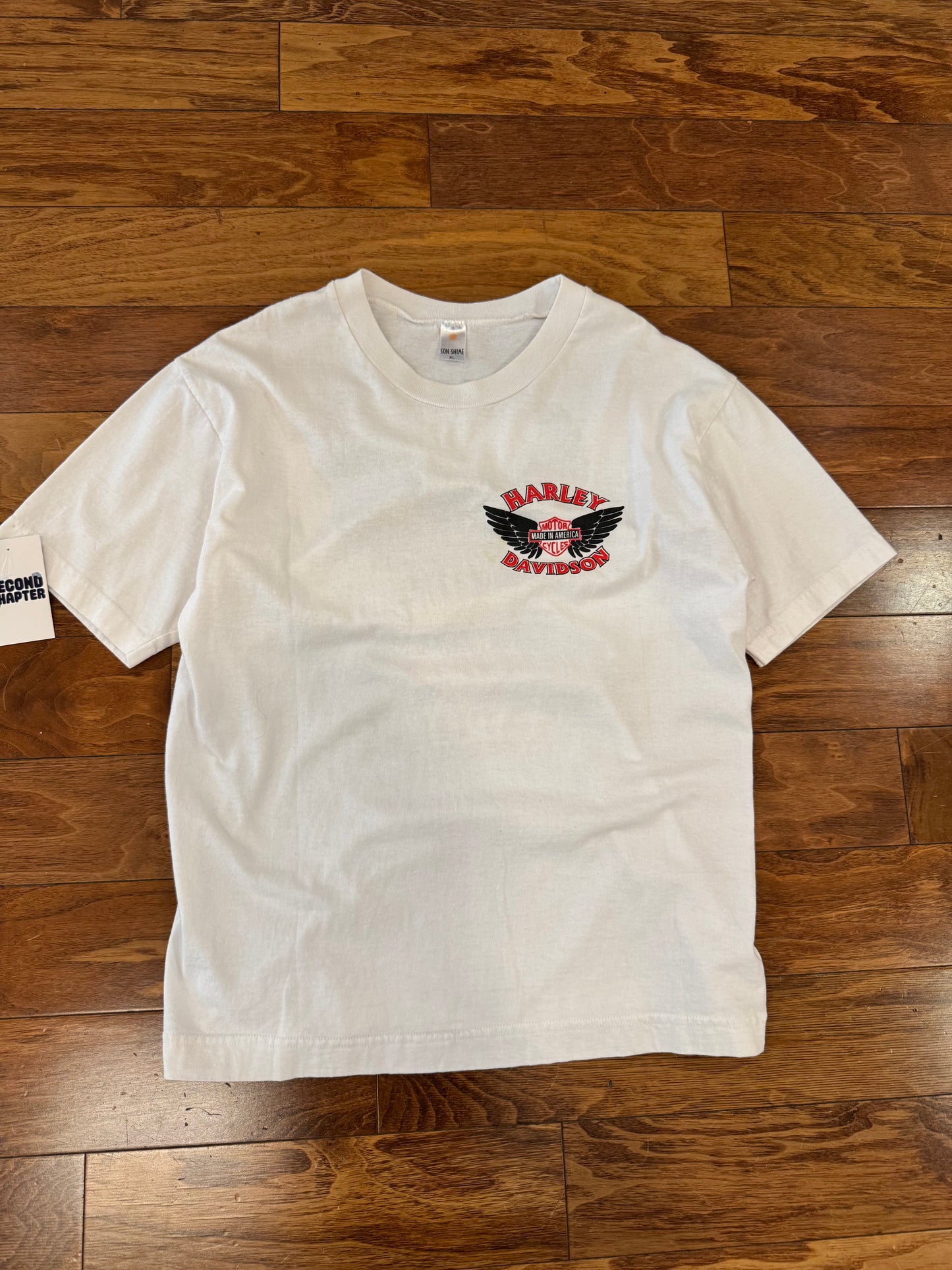 00s Harley Davidson Mexico Bootleg Eagle Graphic Vintage Tee (XL)